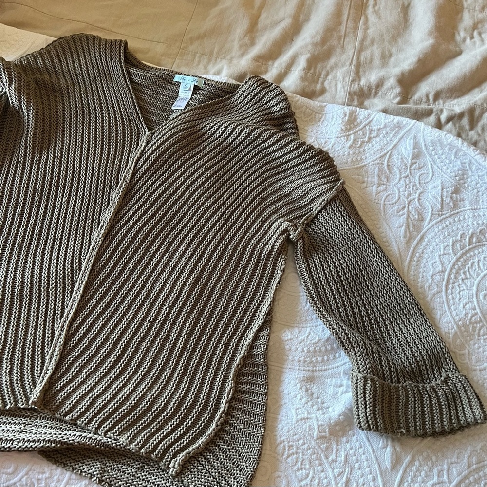 SHE + SKY Oversized chunky knit sweater - Picture 1 of 4